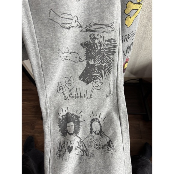 MEDIUM HALF EVIL VAMEE SKETCHBOOK HOODIE & SWEATPANTS SET ❤️✅ NEW SHIPS ASAP - Picture 4 of 16